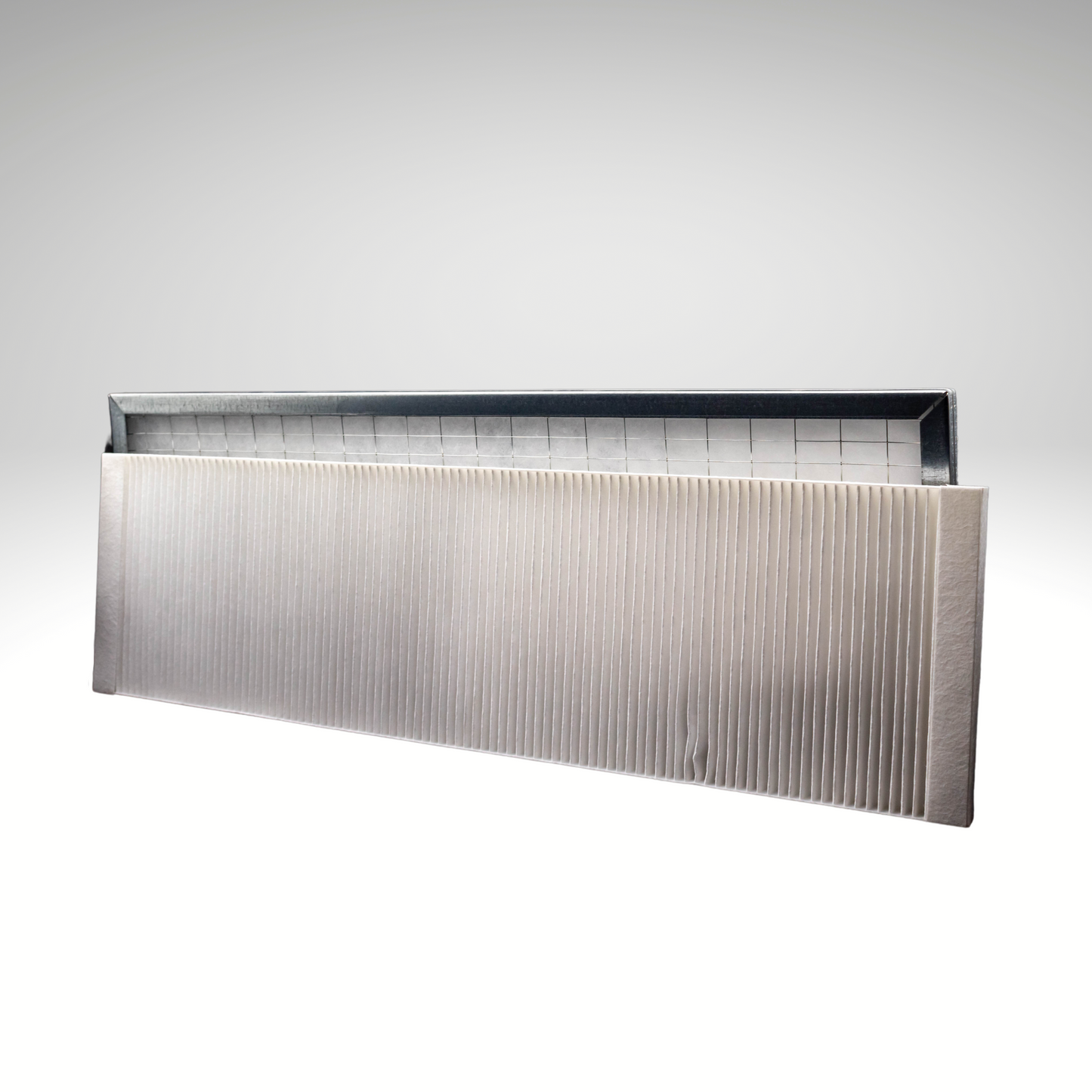Coppia filtri G4 F7 per ventilazione meccanica controllata misure 610X177X25 mm